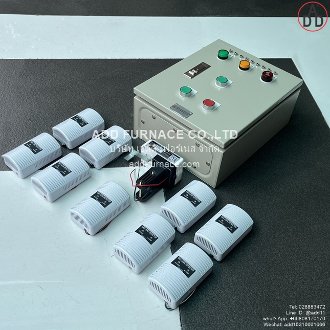 ควบคุมตรวจจับแก๊สรั่ว9จุด(มอเตอร์วาล์ว)Yamataha-GLD-12 9Point Application With Motor Valve(7)